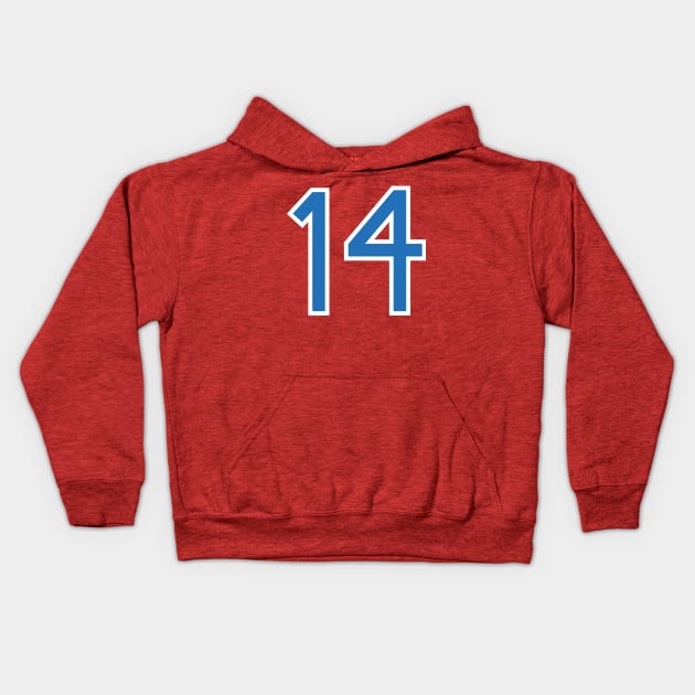 14 Kids Hoodie by Mojoswork